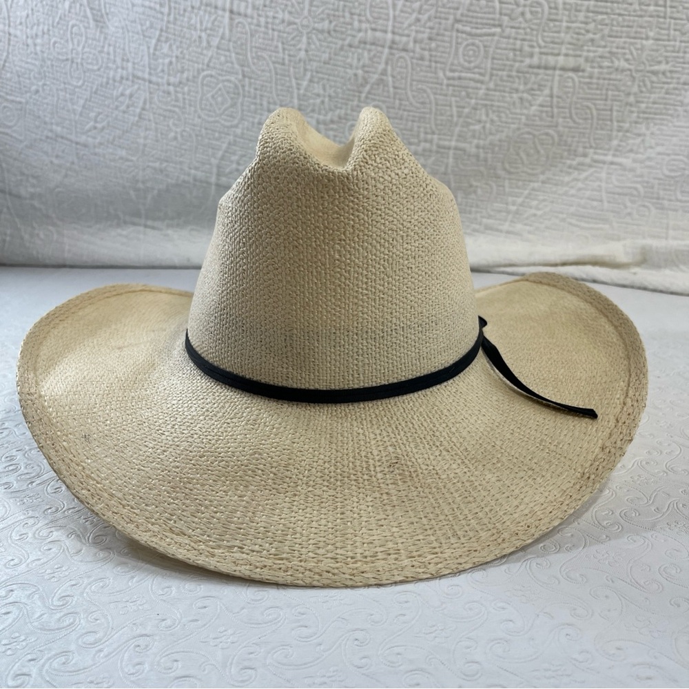 Scott Colburn Saddlery Vintage Western Cowboy Hat Genuine Bangora Size 7 3/8 - Picture 12 of 16